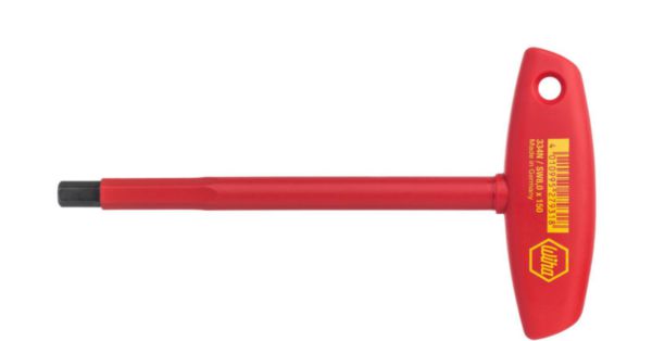 VDE hex key with T-handle. 4x150mm