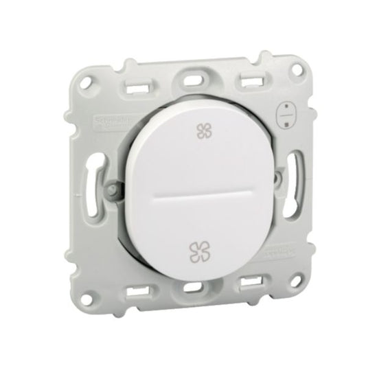 OVALIS® air conditioning switch (VMC) in smooth white PVC