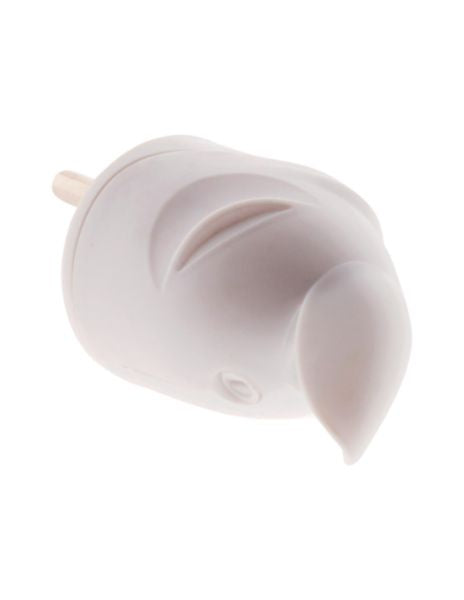 NF 16A 2P+T angled white male plug