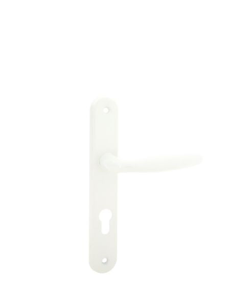 Handle on round plate BRISTOL white European cylinder