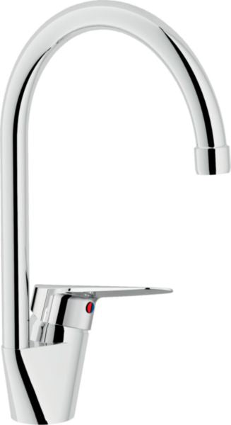 BLUES kitchen mixer tap with high chrome spout