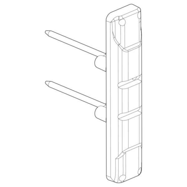 NF CELIANE and MOSAIC white LED indicator light 230 V front mounting