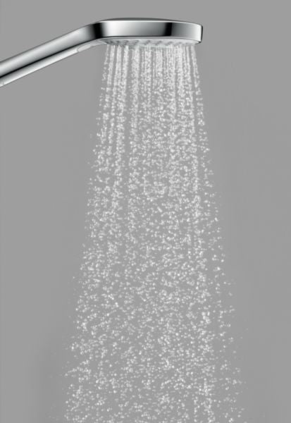 CROMA SELECT S shower head d. 13 cm 3 jets white chrome