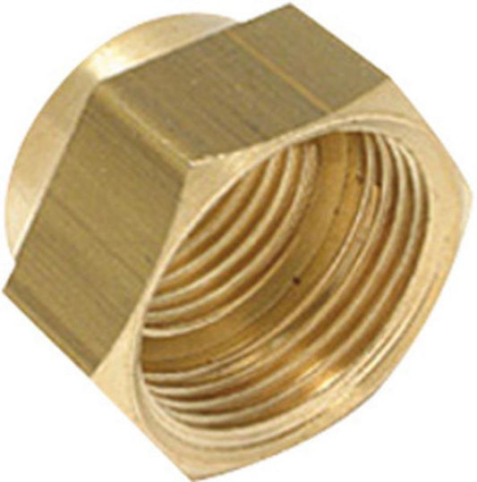 Brass Reduced Female-Female Screw-On Sleeve 1/2 - 3/4 Bag of 2 Pieces