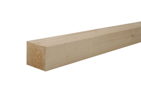 Raw fir square, thickness 28 x W. 28 x L. 2440 mm