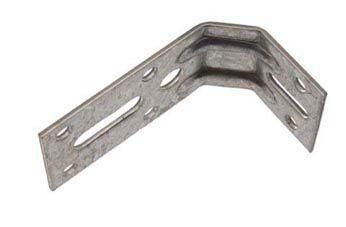 Truncated bracket with square end reinforcement L. 70 x W. 100 mm