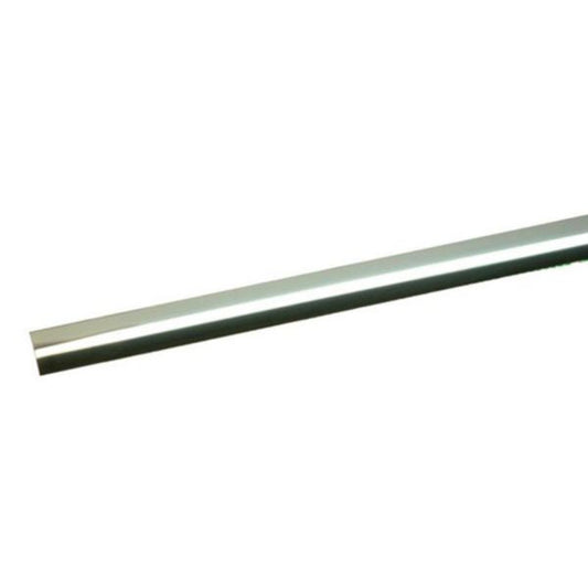 DINAC adhesive threshold bar in polished stainless steel L. 730 x W. 30 mm