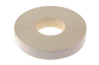 White pre-glued melamine edge L. 5 m x W. 23 mm