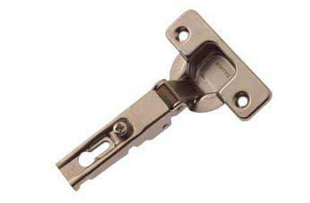 Invisible hinge in nickel-plated steel 110° straight arm ø 35 mm - 10 pieces