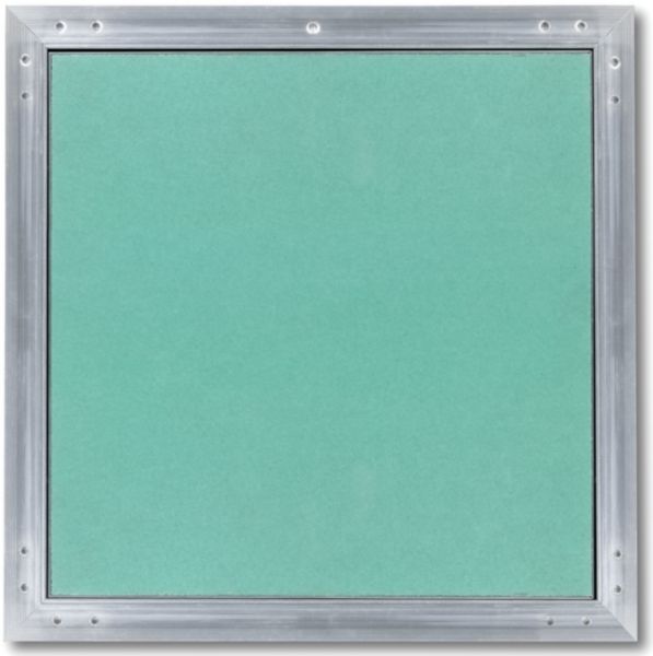 PLACO water-repellent aluminium/plasterboard inspection hatch L. 400 x W. 400 mm 