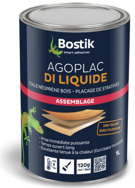 Colle bois agoplac di liquide 1 l