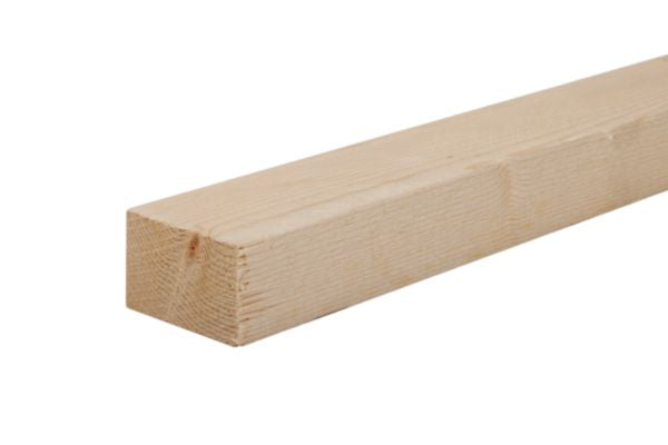 Raw fir square, thickness 38 x W. 38 x L. 2440 mm