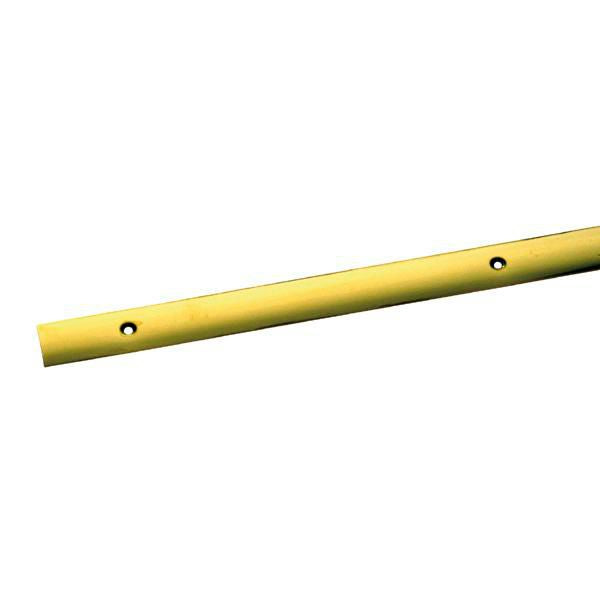 DINAC drilled screw-on threshold bar in polished brass L. 830 x W. 30 mm