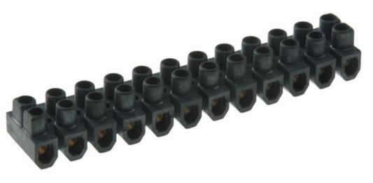 Black NF connection strip 2.5 mm²