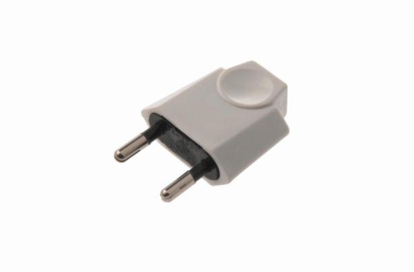 6A 2-PALE WHITE MALE PLUG