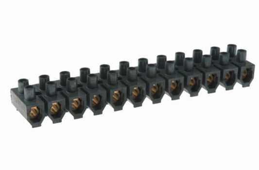 Black NF 25 mm² connection strip