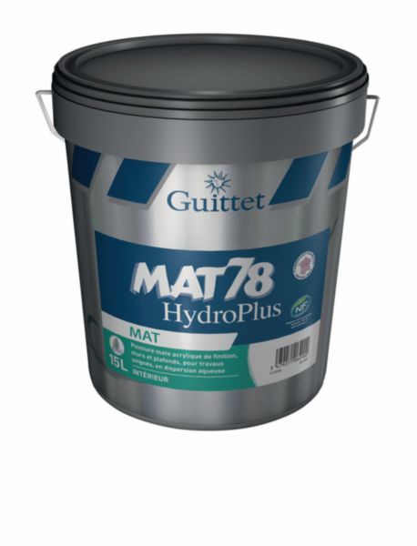 Peinture acrylique mate MAT 78 HYDROPLUS Blanc 15 L