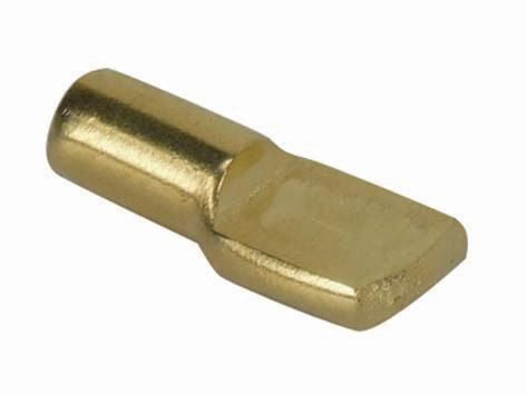 Brass steel push-in shelf peg ø 5 mm - 100 pieces