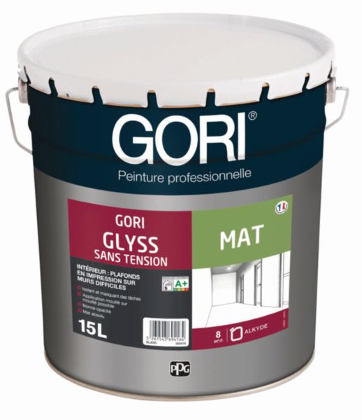 GORIGLYSS MAT (Sans Tension) Blanc + Base Pastel - 15L