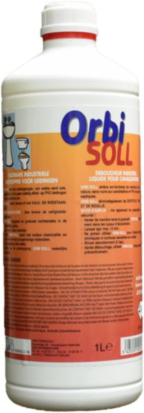 ORBI SOLL professional drain unblocker 1 liter can