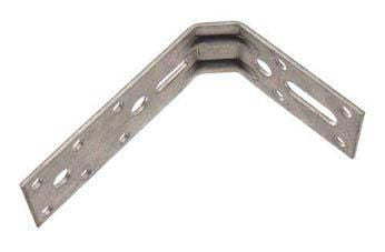 Truncated bracket with square end reinforcement l. 70 x W. 100 mm - 10 pieces