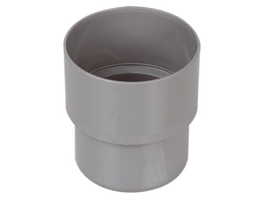 Manchette de réparation PVC NF mâle-femelle int. Ø 93 mm / Ø ext. 100 mm gris