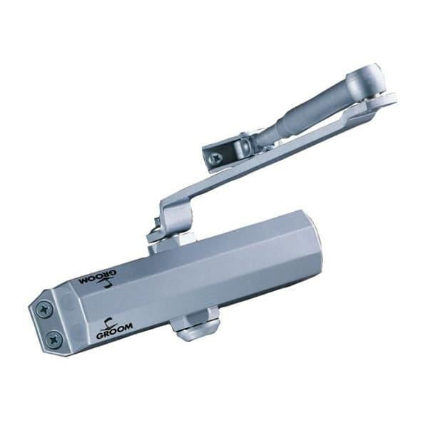 Traditional door closer GR101 reversible reversible force 3 for doors up to 60 kg silver