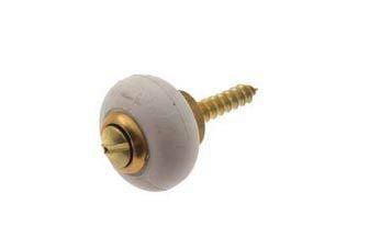 Stopper with white brass coil d. 30 x h. 22 mm