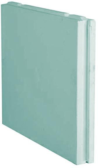 CAROPLATRE water-repellent plasterboard with smooth facings L. 66 x W. 50.5 x D. 5 cm