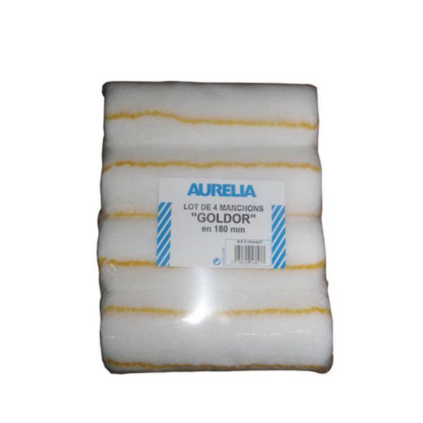 Set of 4 AURELIA solvent phase sleeves in woven polyester L. 180 x ø 48 mm fiber L. 12 mm