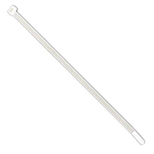 White cable ties L. 202 mm W. 2.5 mm bag of 100 PCE