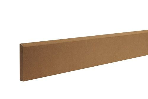 Reversible raw MDF plinth h.100 x L.2440 x th.10 mm