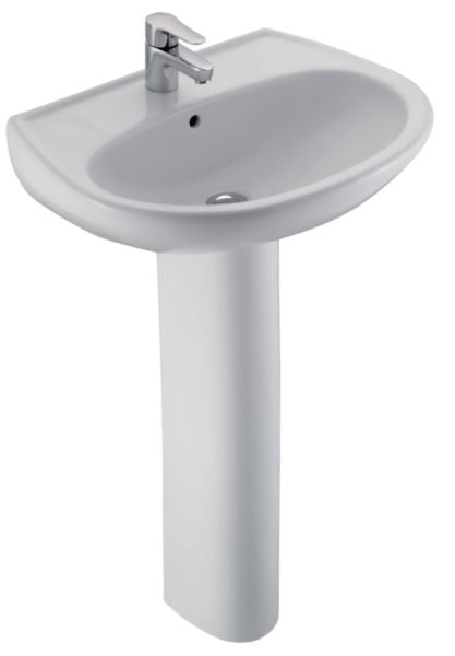 Colonne NF BRIVE blanc gain de place h. 705 x l. 108 mm 8,2 kg