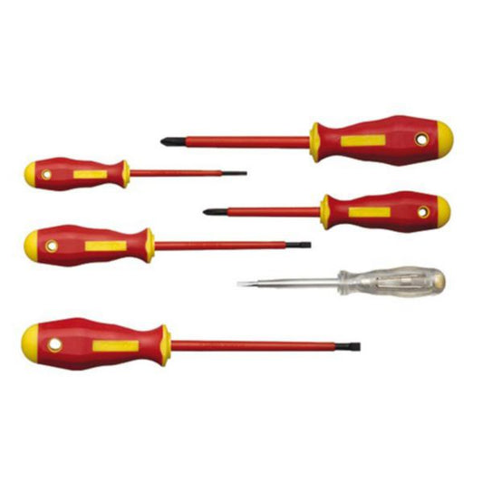 1000V Electricians Insulated Screwdriver Set 2 PH Phillips Screwdrivers 4 Flat Screwdrivers 6 PCE