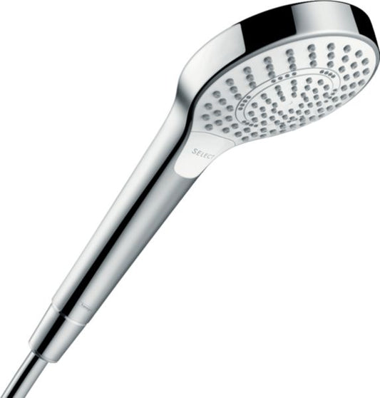 CROMA SELECT S shower head d. 13 cm 3 jets white chrome