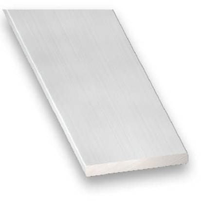 Colorless anodized aluminum plate h. 40 x l. 2mm