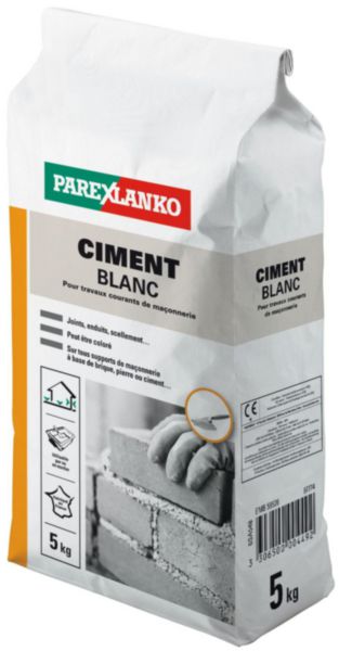 Ciment blanc CEM I 52.5 N 5 kg