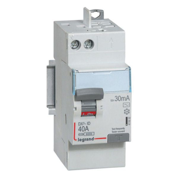 DX3 auto differential switch 30mA 40A type AC