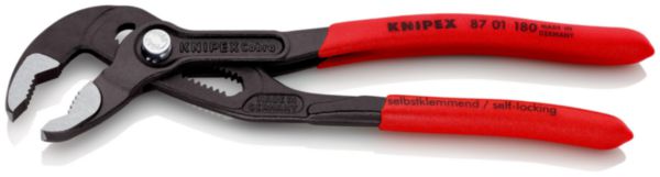 Pince multiprise KNIPEX COBRA® grise atramentisée 180 mm