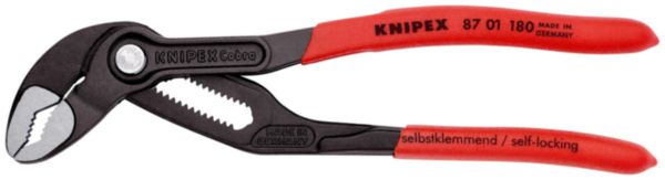 KNIPEX COBRA® multigrip pliers, grey atramentized 180 mm