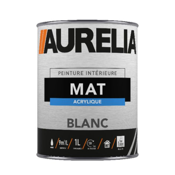 AURELIA peinture acrylique mate interieur - 1 litres