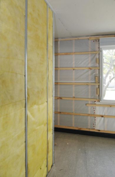 Glass wool for partitions PAR PHONIC L. 13 x W. 0.6 mx thickness 45 mm R=1.10 2 pcs or 15.6 m²