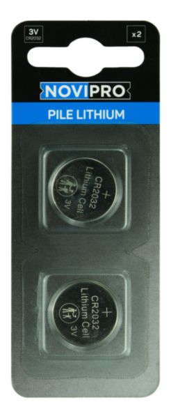 CR2032 3V lithium button batteries 2 pieces 