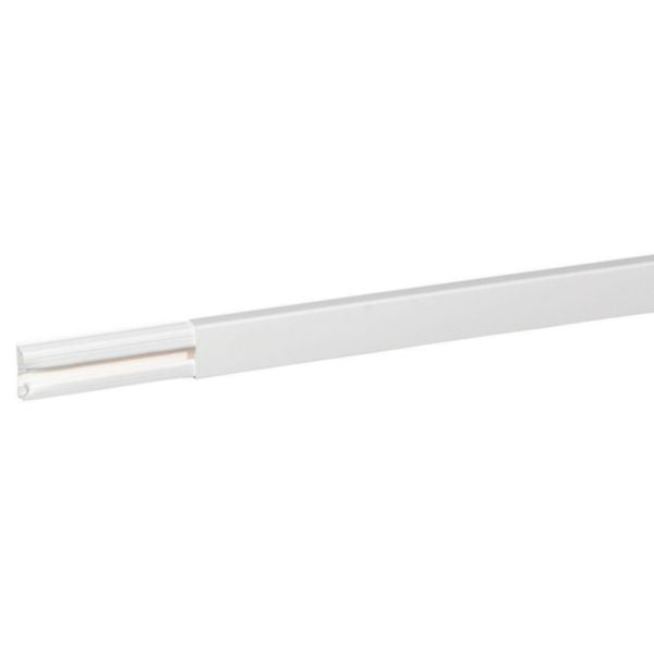 Moulure DLPLUS NF blanc pur sans cloison L. 2,10 m l. 32 mm 12 câbles 2,5²