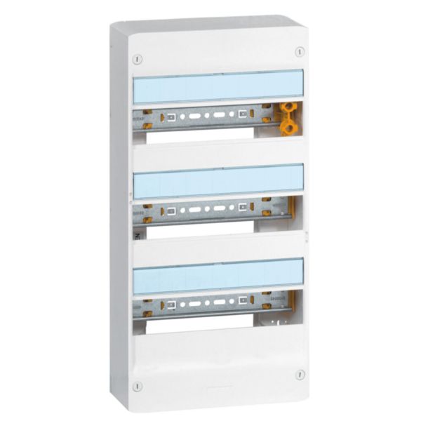 NF DRIVIA IK 05 white cabinet 3 rows 13 modules l. 250 x h. 500 x d. 103.5 mm