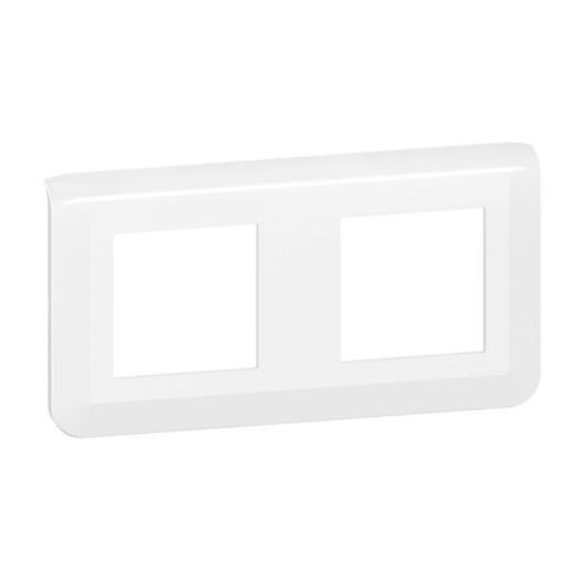 Mosaic 3 - Horizontal finishing plate 2x2 modules White