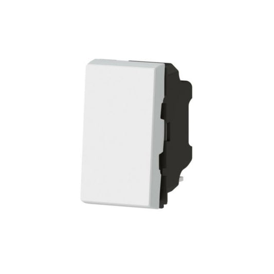 Mosaic 3 - Push button switch + Easy-Led terminal 1 modules White