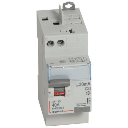 Interrupteur différentiel DX3 auto 30mA 40A type A