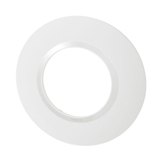 Dooxie plate 1 post round white