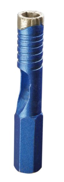 BLUE CERAM diamond drill bit for sandstone marble 6 sides L. 55 x ø 6 mm